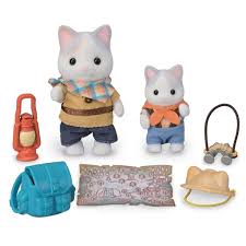 Sylvanian Families - Exciting Exploration Set - Latte Cat Brother & Baby