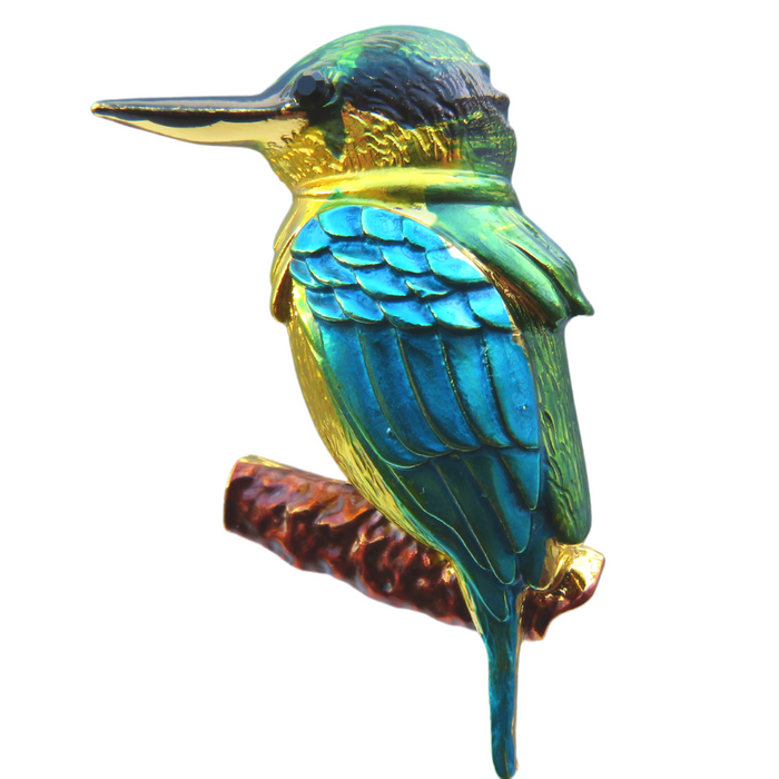 Wildside BR22 - Brooch Kingfisher