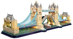 CubicFun 3D Puzzle - Tower Bridge LED Lights