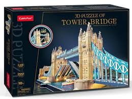 CubicFun 3D Puzzle - Tower Bridge LED Lights