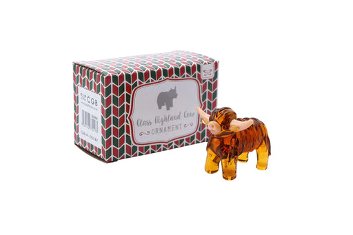 CGB Giftware - Glass Highland Cow