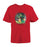 Glowing Forest Kids Tee, Red - Size 4