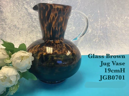 JGB - Glass Vase - Brown Jug