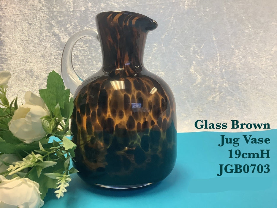 JGB - Glass Vase - Brown Jug