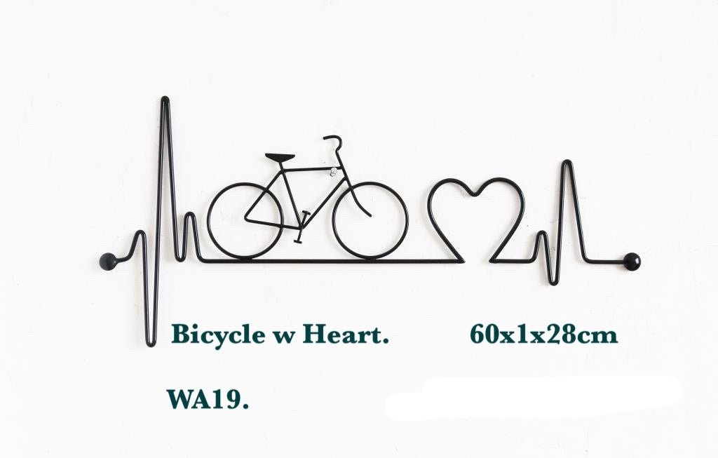 JGB Wall Art - Bicycle with Heart