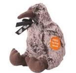 Kiwi & Friends - Brown/Grey  Sitting Kiwi with Sound 25cm