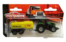 Majorette Trailer - Deutz Fahr with Fliegl Polyline