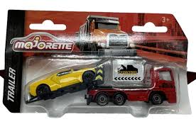 Majorette Trailer - MAN TGS Tow Truck & Trailer with Lamborghini Aventador