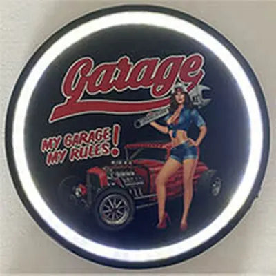 Man Cave - Garage Sign with light