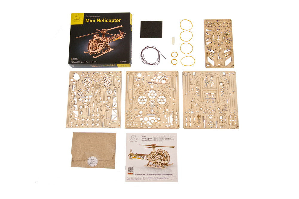 Ugears: Mechanical Models - Mini Helicopter