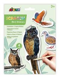 Avenir Scratch -  Bird Stickers