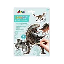 Avenir Scratch -  Dinosaur Stickers