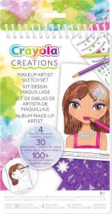 Crayola Creations - Makeup Artist Sketch Set