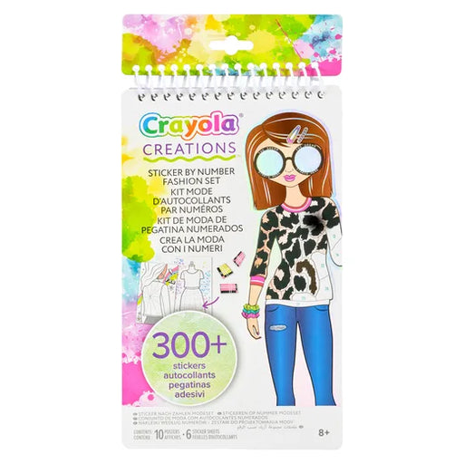 Crayola Creations - Sticker by Number Fashion Set