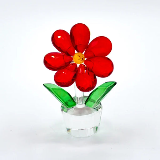 Crystal Red Flower