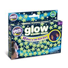 Brainstorm - Glow Starry Night - 60 Glow-in-the-Dark Stars