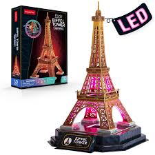 CubicFun 3D Puzzle - Eiffel Tower Night Edition