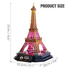 CubicFun 3D Puzzle - Eiffel Tower Night Edition