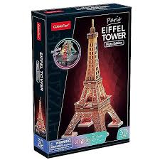 CubicFun 3D Puzzle - Eiffel Tower Night Edition