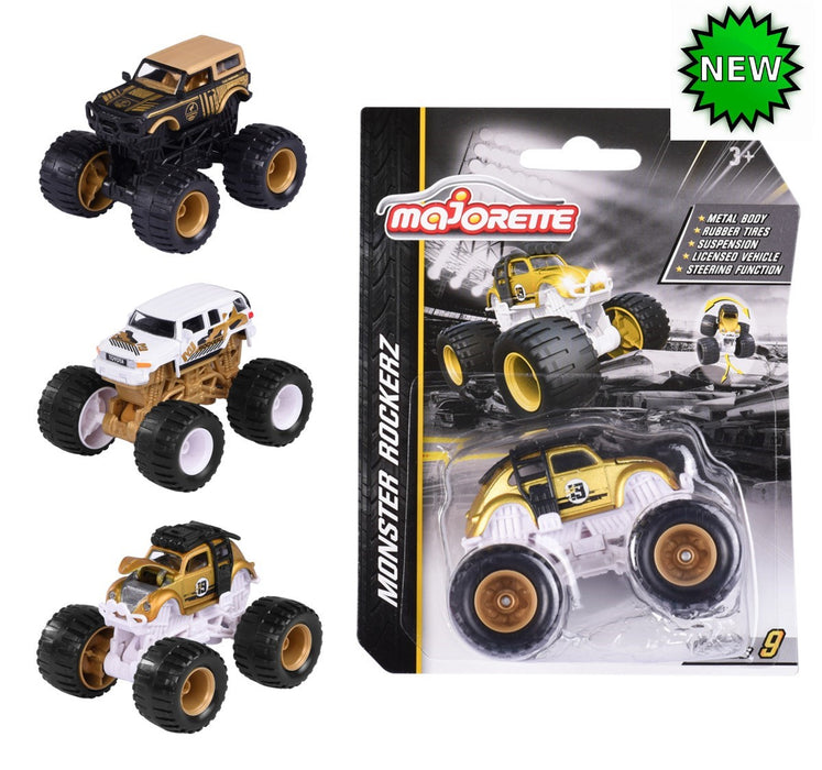 Majorette: Monster Limited Edition Gold Rockerz  -Ford Bronco Wildtrak