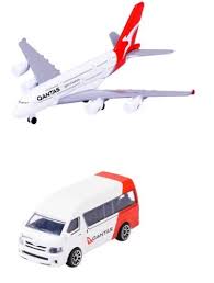 Majorette:  Airplanes - Qantas A380-800 and Toyota Hiace