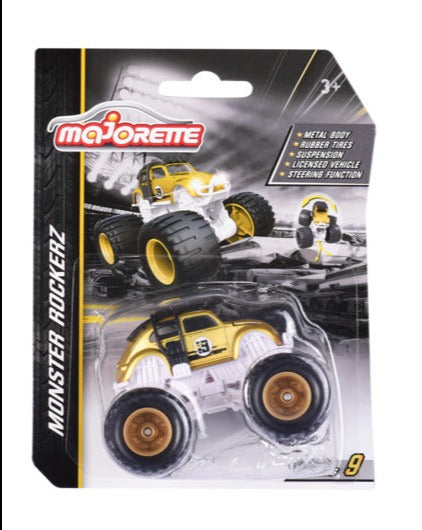 Majorette: Monster Limited Edition Gold Rockerz  - Volkswagen Beetle