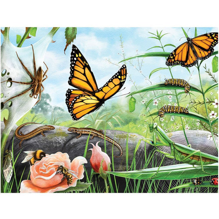 Holdson 96pc Frame Tray Puzzle - Treasures of Aotearoa Series 2: Bugs & Butterflies