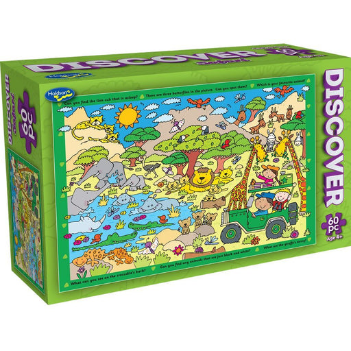 Holdson 60pc Puzzle Discover - Safari