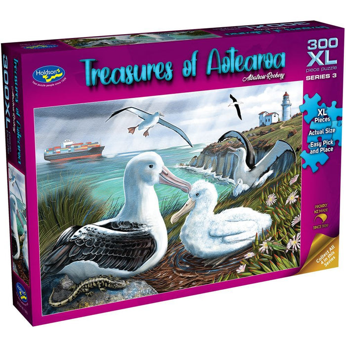 Holdson 300XL Puzzle - Treasures of Aotearoa S3: Albatross Rockery