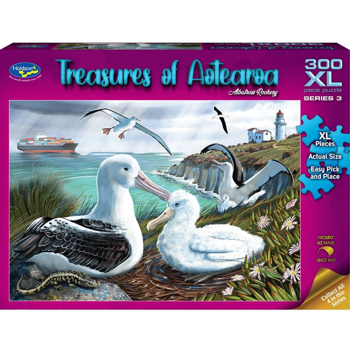 Holdson 300XL Puzzle - Treasures of Aotearoa S3: Albatross Rockery