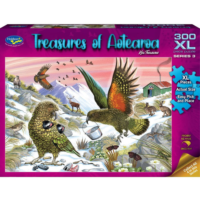 Holdson 300XL Puzzle - Treasures of Aotearoa S3: Kea Treasures