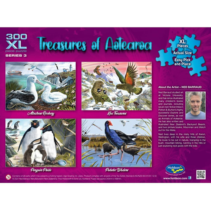 Holdson 300XL Puzzle - Treasures of Aotearoa S3: Kea Treasures