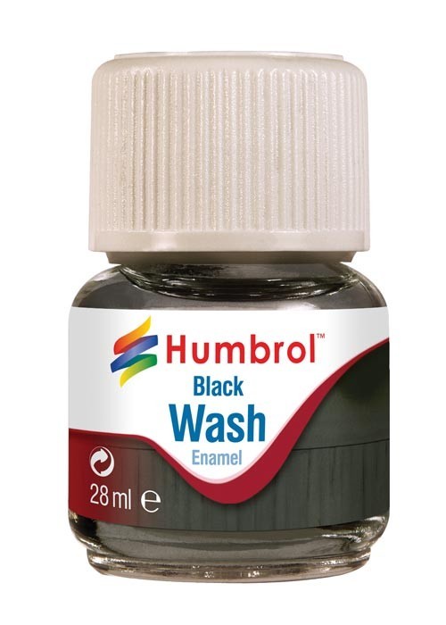 Humbrol Wash Black Enamel