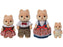 Sylvanian Families - Caramel Dog Family