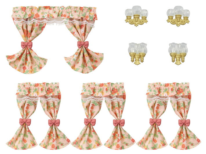 Sylvanian Families - Wall Lamps & Curtains Set