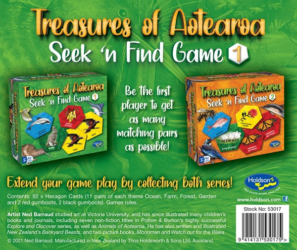 Holdson - Treasures of Aotearoa Seek 'n Find Game