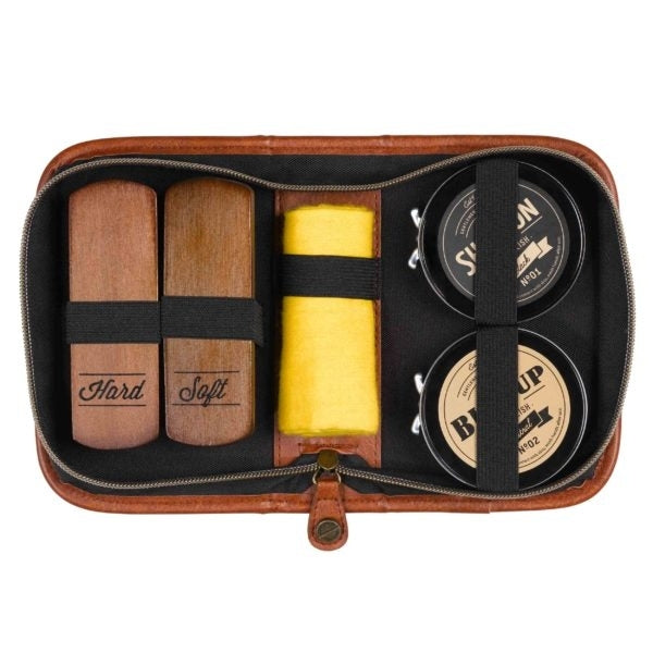 Gentlemen's Hardware: Charcoal Buff & Shine Shoe Polish Kit