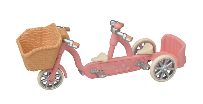 Sylvanian Families - Tandem Cycling Set - Husky Sister & Brother