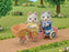 Sylvanian Families - Tandem Cycling Set - Husky Sister & Brother