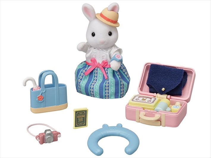 Sylvanian Families - Weekend Travel Set - Snow Rabbit Mother