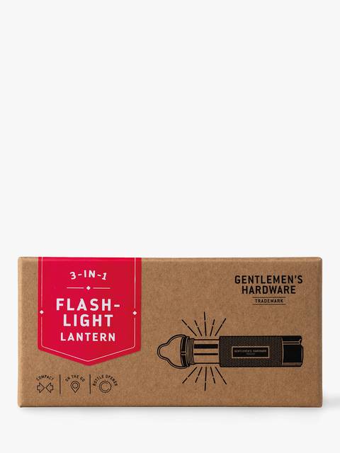 Gentlemen's Hardware: 3-in-1 Flashlight Lantern