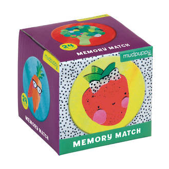 Mudpuppy -  Mini Memory Match Game Fruits & Veggies