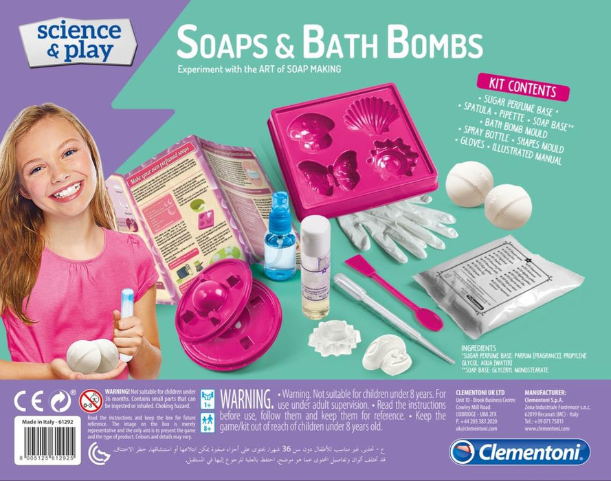 Clementoni Science & Play - Soaps & Bath Bombs