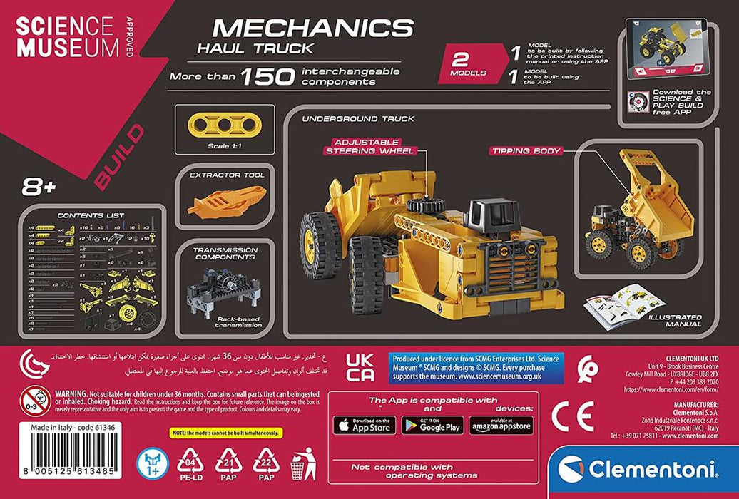 Clementoni Science Museum - Mechanics Build Haul Truck