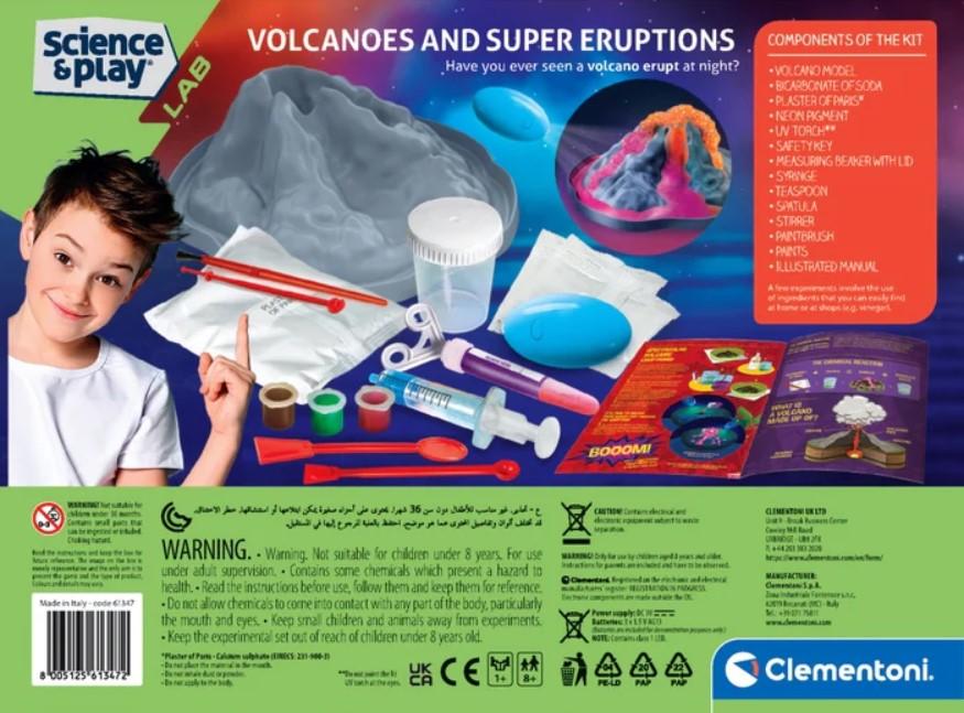 Clementoni Science & Play - LAB Volcanos and Super Eruptions