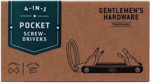 Gentlemen's Hardware: 4-in-1 Pocket Screwdrivers