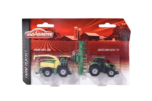 Majorette Farm Playset - Krone Big X 580 & Deutz-Fahr 9340 TTV