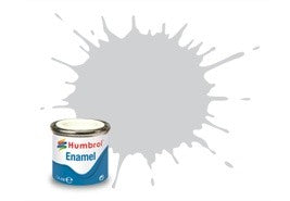 Humbrol 14ml Enamel Paint Gloss - #11 Metallic Silver