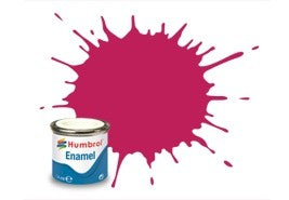 Humbrol 14ml Enamel Paint Metallic - #51 Sunset Red