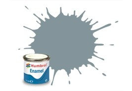 Humbrol 14ml Enamel Paint Matt - #87 Steel Grey